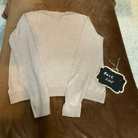 Old Navy Beige Cardigan L Lightweight - Picture 5 of 5